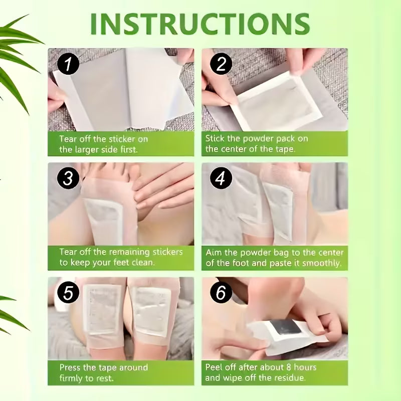 Natural Detox Foot Pads Sole Patch